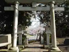 多摩川浅間神社の鳥居