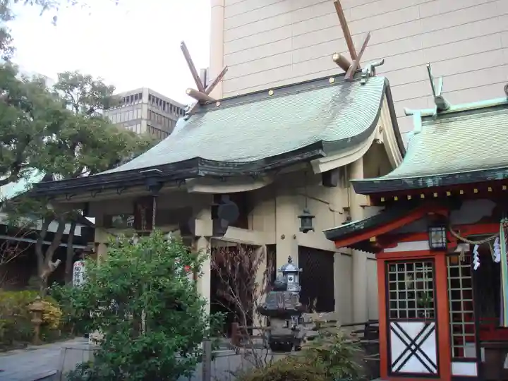 坐摩神社の本殿・本堂