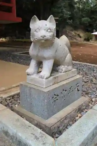 百草八幡神社の狛犬