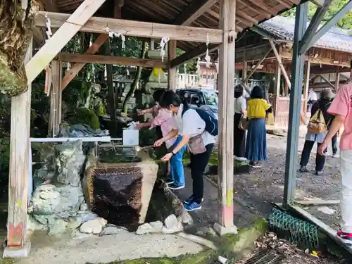 天鷹神社の手水