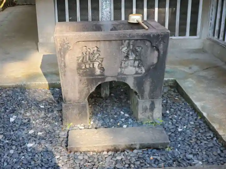 上田端八幡神社の手水舎