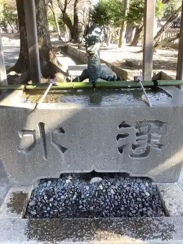 菟足神社の手水舎