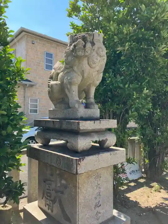 志磨神社の狛犬