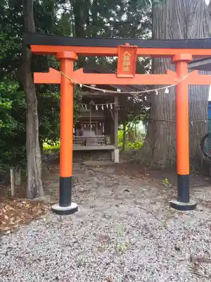 椿森諏訪神社の鳥居
