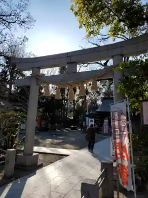 新田神社の鳥居