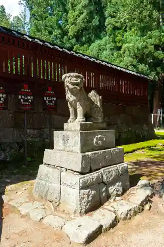 岩木山神社の狛犬