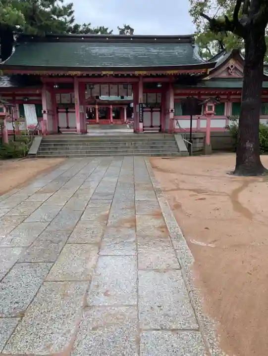 長田神社の山門・神門