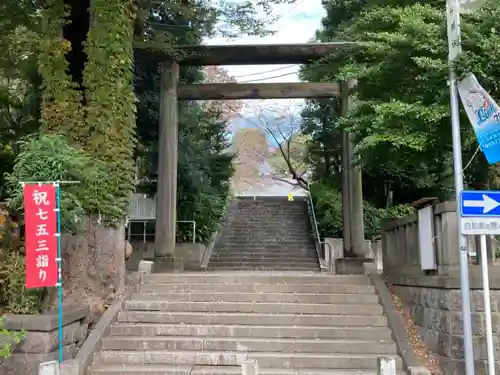 所澤神明社の鳥居