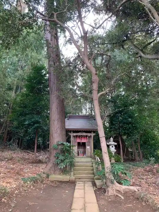 北向きの道祖神(千葉県)