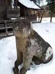 於呂閇志胆澤川神社の狛犬