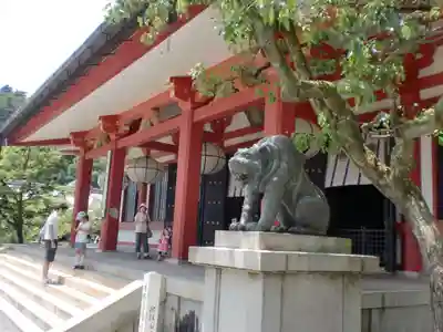 鞍馬寺奥の院 魔王殿の狛犬