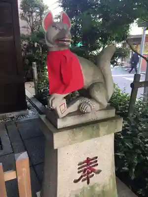 茶ノ木神社の狛犬