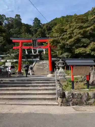 月読神社（松尾大社摂社）の鳥居