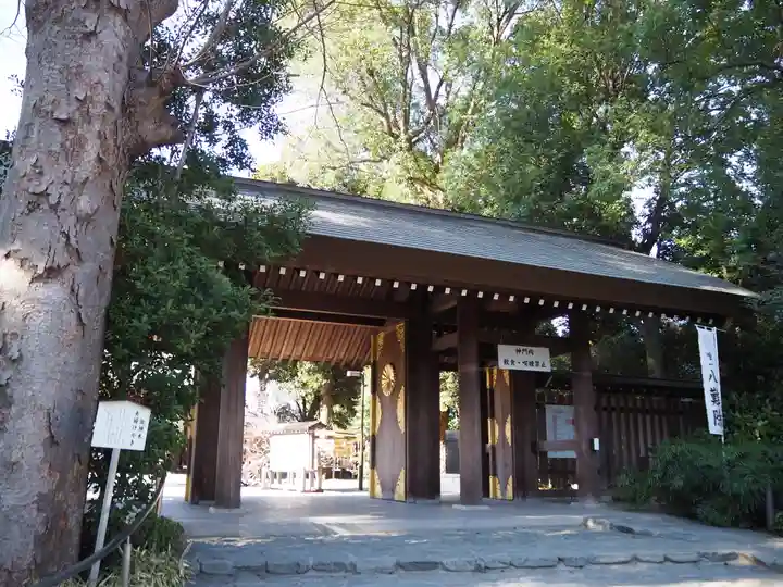 阿佐ヶ谷神明宮の山門・神門