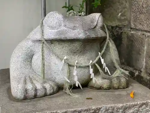 多摩川浅間神社の狛犬