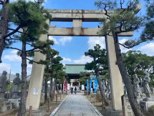 赤穂大石神社の鳥居