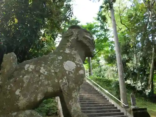 下立松原神社の狛犬