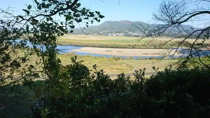 高館義経堂の景色