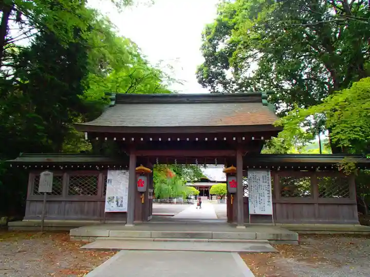 (長良)天神神社の山門・神門
