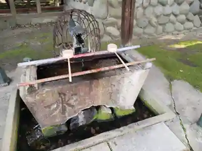 白金龍王社の手水舎
