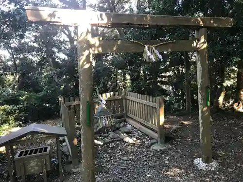 伊射波神社の鳥居