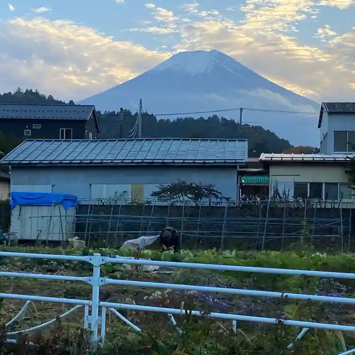 北口本宮冨士浅間神社の景色