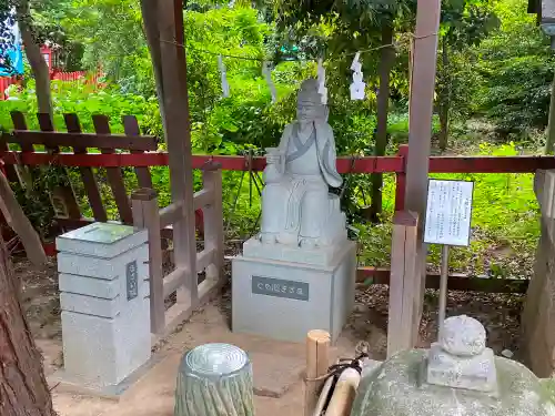 川越八幡宮の像