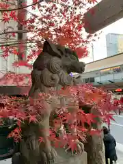 綱敷天神社御旅社の狛犬