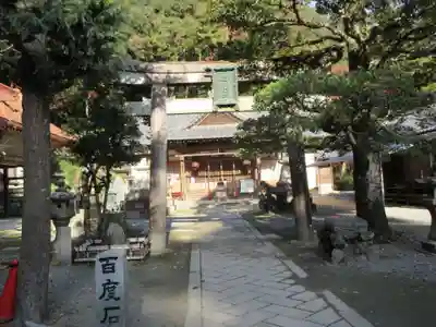 瀧安寺の鳥居