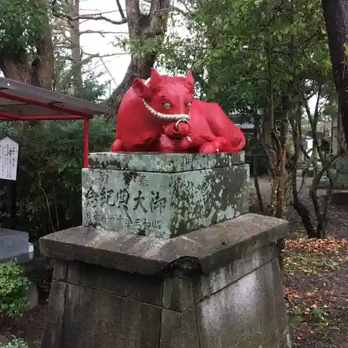 米ノ津天満宮の狛犬