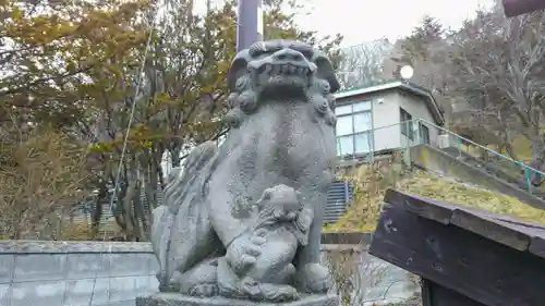 浦河神社の狛犬