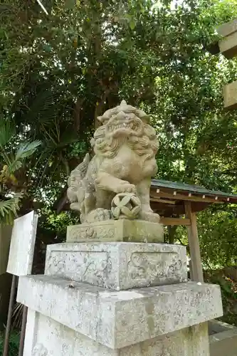 走田神社の狛犬