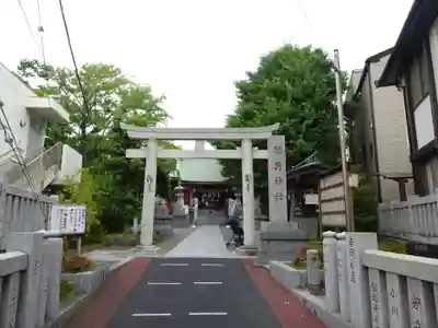 当代島稲荷神社の鳥居