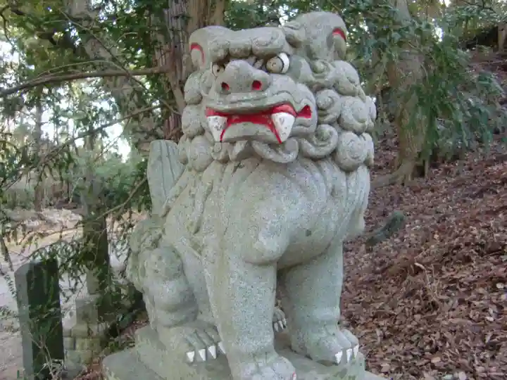 阿夫利神社の狛犬