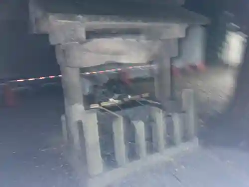 西早稲田天祖神社の手水舎