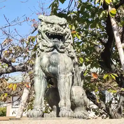 難波大社 生國魂神社の狛犬