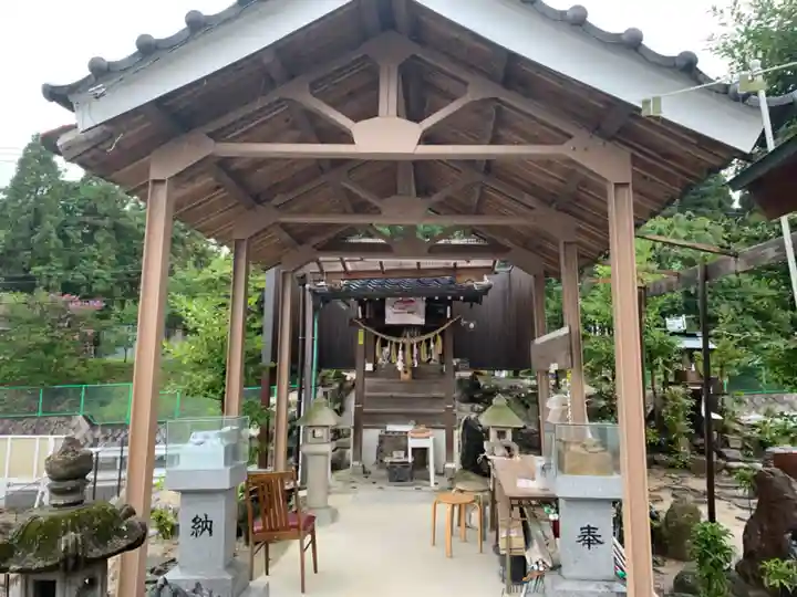 髙帝龍王龍神社(白山宮末社)の本殿・本堂