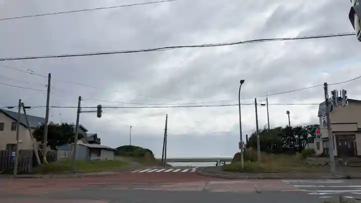 天塩厳島神社の景色