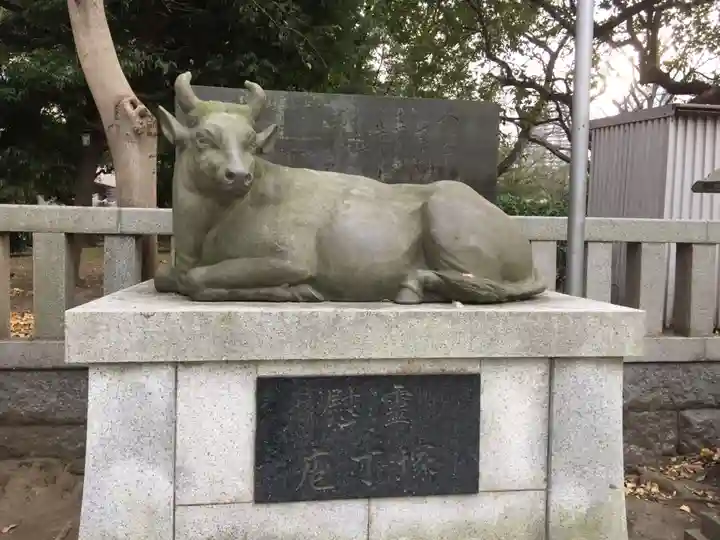 牛嶋神社の狛犬