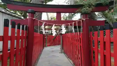 白山神社の鳥居
