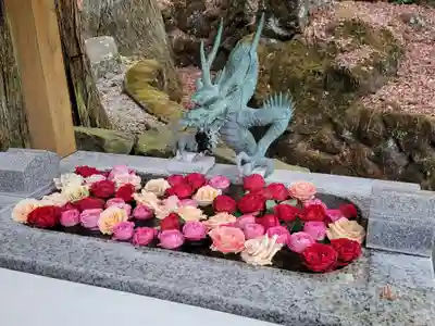 中之嶽神社の手水舎