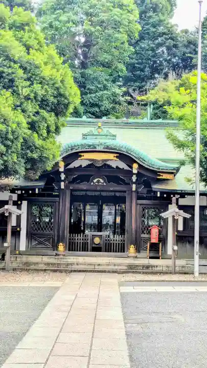 白金氷川神社の本殿・本堂