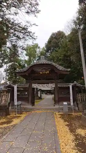 朝日森天満宮の山門・神門