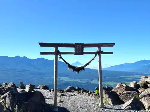 車山神社の鳥居