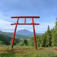 河口浅間神社の鳥居