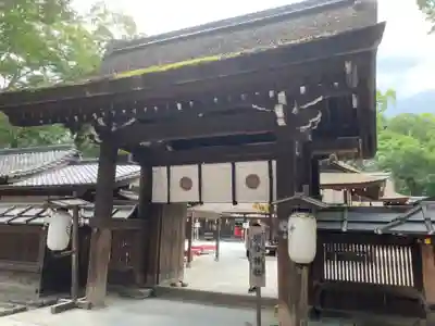 河合神社(鴨川合坐小社宅神社)の山門・神門