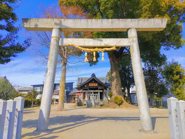 津島社(天王町)の鳥居