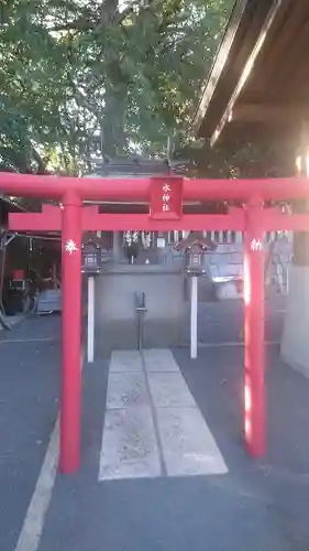 到津八幡神社の鳥居