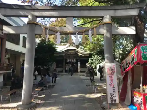 大鳥神社の鳥居