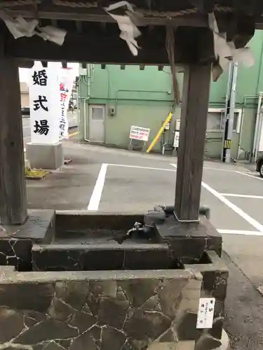 出雲大社石見分祠の手水舎